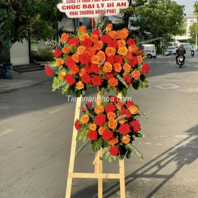 Brilliant opening flower shelf KT-07