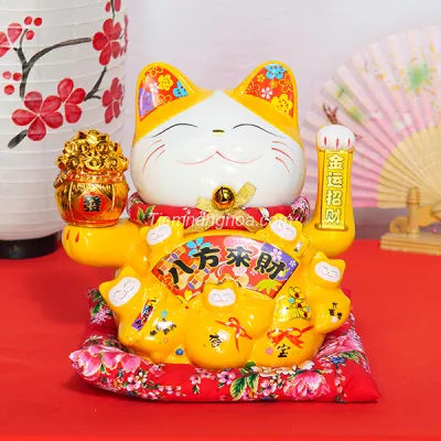 Lucky Cat - Golden - 26 cm