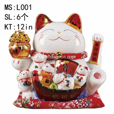 Mèo Thần Tài Thuận Hòa Phú Quý - 26 cm