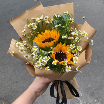 Bó Hoa Hướng Dương Nhỏ Xinh HB117