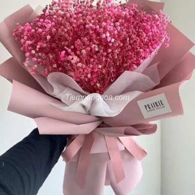Bó Hoa Baby Hồng Xinh Xắn HB148