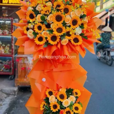 Kệ Hoa Khai Trương Hướng Dương KT35