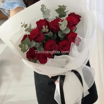 Bó hoa hồng đỏ HB192