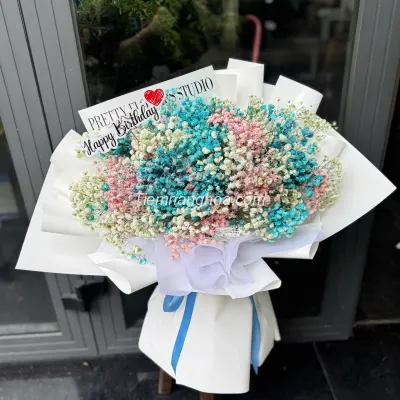 Bó hoa Baby sắc màu HB196