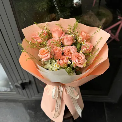 Bouquet of beautiful roses HB199