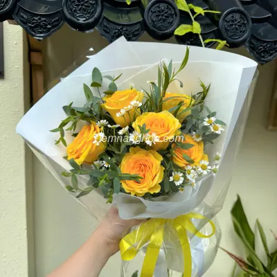 Bó hoa hồng Vàng Nắng HB216