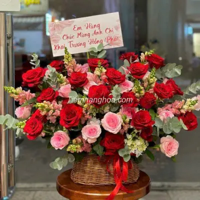 Giỏ hoa chúc mừng HG43