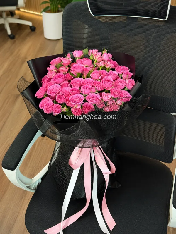Bó hoa hồng sofia HB317