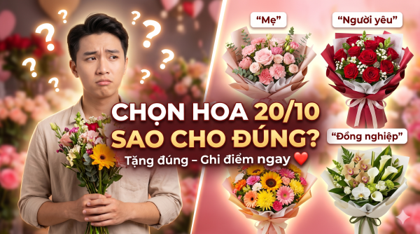 Cách Chọn Hoa Ngày 20/10 Tặng Mẹ, Người Yêu, Bạn Bè, Đồng Nghiệp Chuẩn Nhất