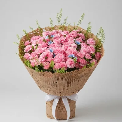 Pink Carnation Bouquet - Muse HB269