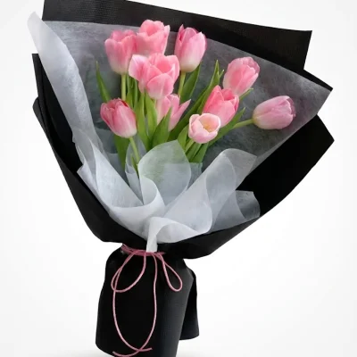 Pink Tulip Bouquet HB276