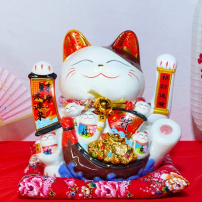 Mèo Thần Tài Nhất Lộ Hàm Phong - 35 cm