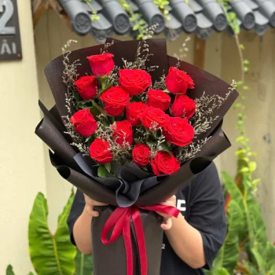Bó Hoa Hồng Đỏ Quyến Rũ HB74
