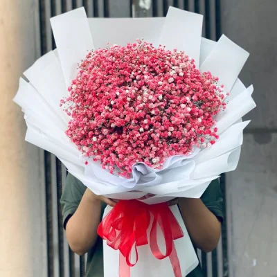 Baby Red Flower Bouquet HB129