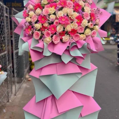 Kệ Hoa Khai Trương KT34