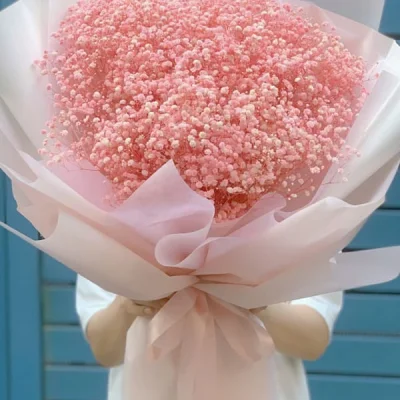 Pink baby flower bouquet HB170