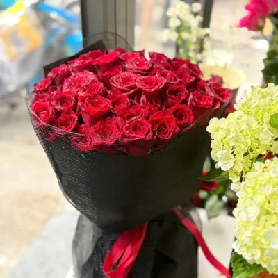 Bó hoa hồng đỏ tình yêu HB181