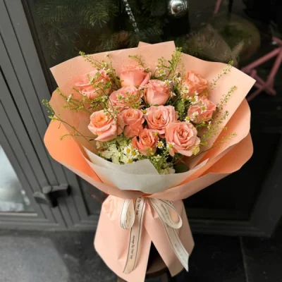 Bó hoa hồng xinh yêu HB199