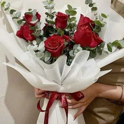 Bó hoa hồng đỏ tình yêu HB203