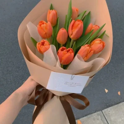 Bó hoa Tulip cam HB204
