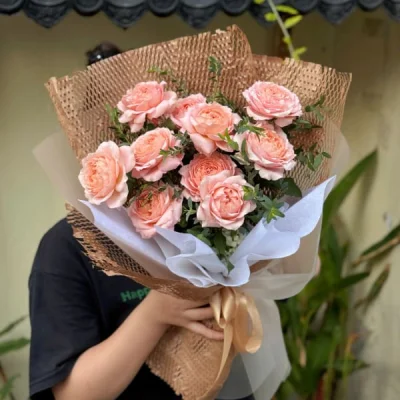 Bó hoa hồng Julibee Đơn Giản HB215