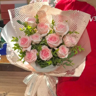 Korean pink Ohara flower bouquet HB239