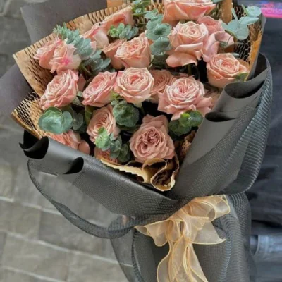 Cappuccino Rose Bouquet HB246
