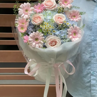 Bó hoa cẩm tú cầu mix HB255